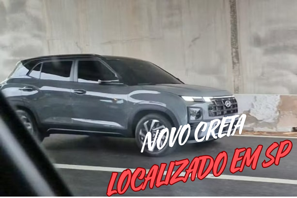 Novo Hyundai Creta 2024 é flagrado em SP com motor 1.6 turbo TGDi