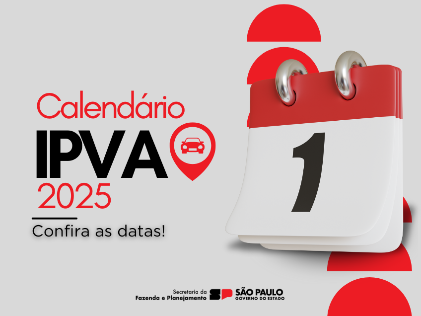 Calendário do IPVA 2025 em SP: confira datas, descontos e formas de pagamento